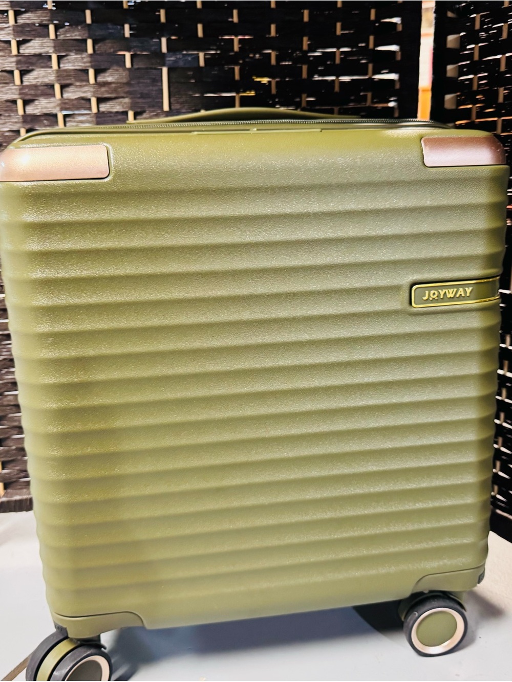 Olive Green Hardside Spinner Carry-On